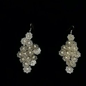 Dangle rhinestone earrings